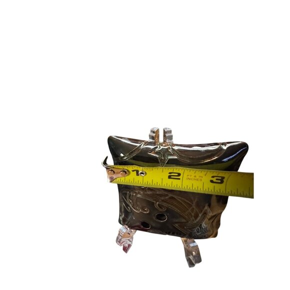 Pillow Plant Black Ceramic Starry Night. Holder Decorative - Picture 5 of 5